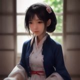 张浩然，网络安全与内容技术专家，坐于暗色调服务器机房前，蓝光映照，技术感十足